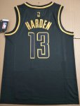 NBA 13 Harden Rockets Golden Edition Maillot imprimé